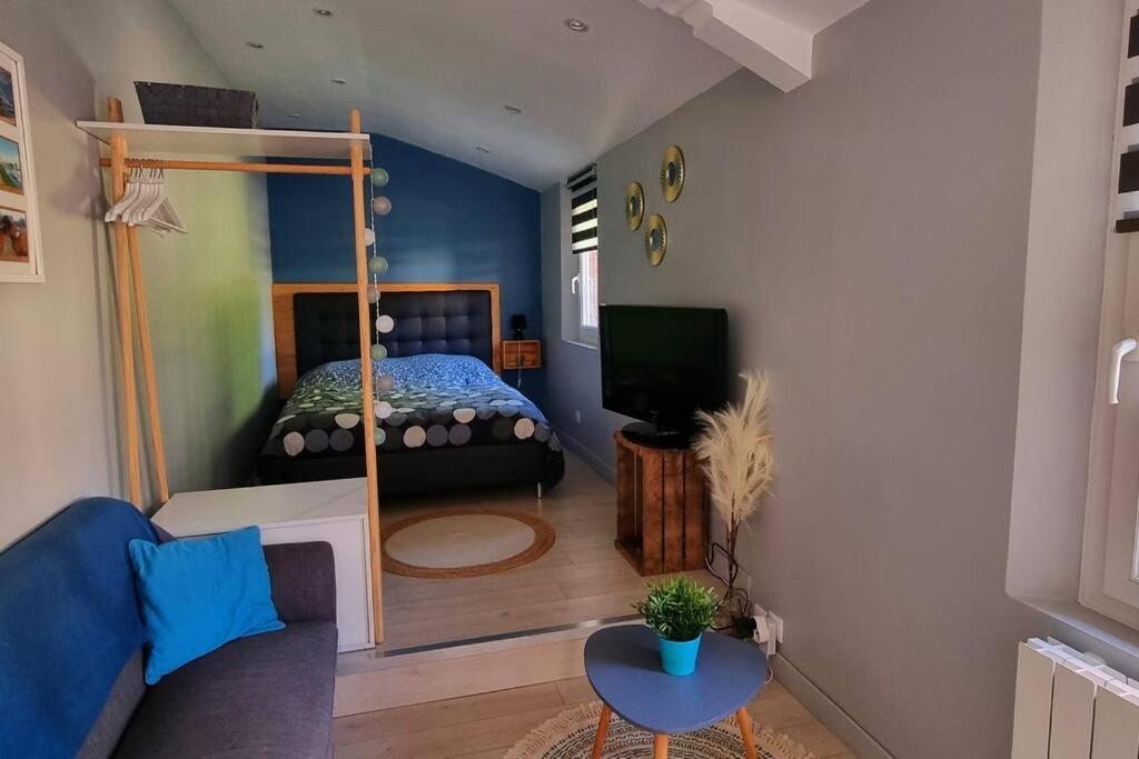 Studio Independant Avec Terrasse Vue Jardin Beauchamps  Ngoại thất bức ảnh