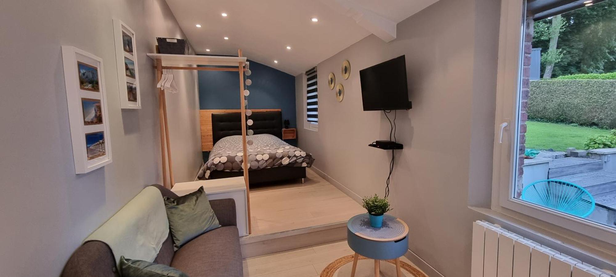 Studio Independant Avec Terrasse Vue Jardin Beauchamps  Phòng bức ảnh